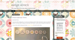 Desktop Screenshot of kellysknack.blogspot.com