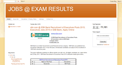 Desktop Screenshot of jobs2examresults.blogspot.com