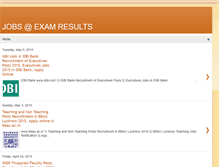 Tablet Screenshot of jobs2examresults.blogspot.com