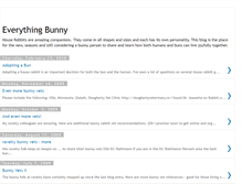 Tablet Screenshot of everythingbunny.blogspot.com