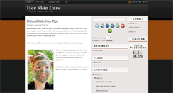 Desktop Screenshot of herskincare.blogspot.com