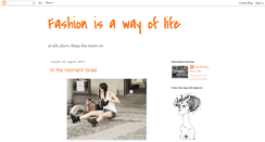 Desktop Screenshot of fashion-is-a-way-of-life.blogspot.com