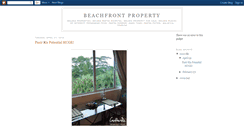 Desktop Screenshot of beachfrontpropertyforsale.blogspot.com