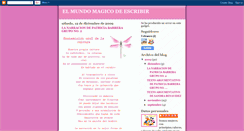 Desktop Screenshot of elmundomagicodeescribir.blogspot.com