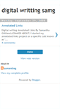 Mobile Screenshot of digitalwritting.blogspot.com