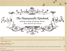 Tablet Screenshot of happyneedlenotebook.blogspot.com