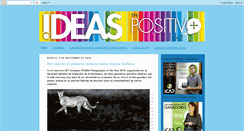 Desktop Screenshot of ideasenpositivo.blogspot.com