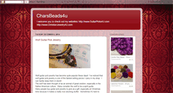 Desktop Screenshot of charsbeads4u.blogspot.com