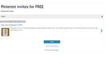 Tablet Screenshot of pinterestinvitecode.blogspot.com