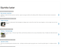 Tablet Screenshot of djuriskalustar.blogspot.com