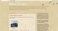 Desktop Screenshot of banosecuador.blogspot.com