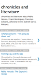 Mobile Screenshot of chroniclesandliterature.blogspot.com