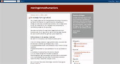 Desktop Screenshot of meningenmedhumaniora.blogspot.com