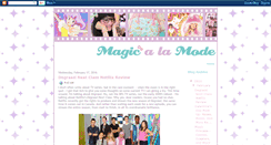 Desktop Screenshot of magicalamode.blogspot.com