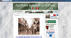 Desktop Screenshot of ciudadania-italiana-peru.blogspot.com