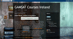 Desktop Screenshot of gamsat-courses.blogspot.com