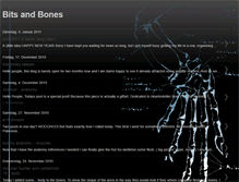 Tablet Screenshot of bonesandbites.blogspot.com