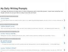Tablet Screenshot of corrine-writingprompts.blogspot.com