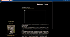 Desktop Screenshot of lachicaprada.blogspot.com