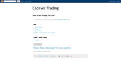 Desktop Screenshot of cadavertrading.blogspot.com