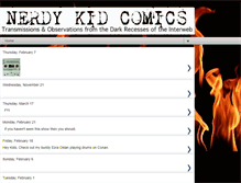 Tablet Screenshot of nerdykidcomics.blogspot.com