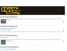 Tablet Screenshot of heavydutyradios.blogspot.com