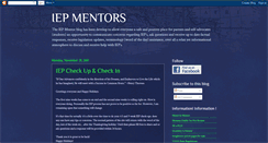 Desktop Screenshot of iepmentors.blogspot.com