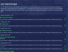 Tablet Screenshot of iepmentors.blogspot.com