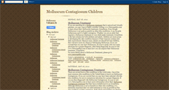 Desktop Screenshot of molluscumcontagiosumchildren.blogspot.com