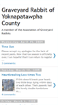 Mobile Screenshot of graveyardrabbitofyoknapatawpha.blogspot.com