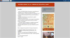 Desktop Screenshot of 5-jornadas-educacion-encuadre.blogspot.com