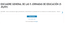 Tablet Screenshot of 5-jornadas-educacion-encuadre.blogspot.com