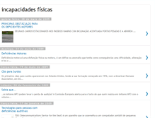 Tablet Screenshot of incapacidadesfisicas.blogspot.com