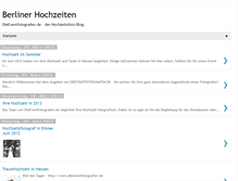 Tablet Screenshot of berlinerhochzeitsfoto.blogspot.com