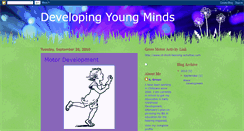 Desktop Screenshot of developingyoungminds.blogspot.com