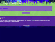 Tablet Screenshot of developingyoungminds.blogspot.com