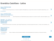 Tablet Screenshot of gramaticastellanalatina.blogspot.com