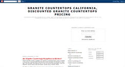 Desktop Screenshot of granitecountertopsca.blogspot.com