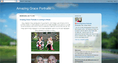 Desktop Screenshot of amazinggraceportraits.blogspot.com