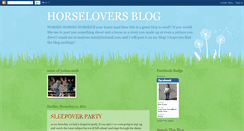 Desktop Screenshot of horselovers-mairose.blogspot.com