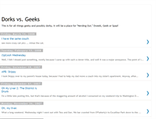 Tablet Screenshot of dorks-vs-geeks.blogspot.com