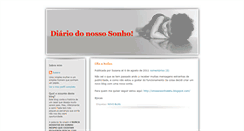 Desktop Screenshot of diariodonossosonho.blogspot.com