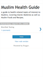 Mobile Screenshot of muslim-health.blogspot.com