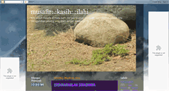 Desktop Screenshot of musafirkasihilahi.blogspot.com