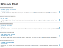 Tablet Screenshot of bongoasilitravel.blogspot.com
