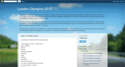 Desktop Screenshot of londonolympycs2012.blogspot.com