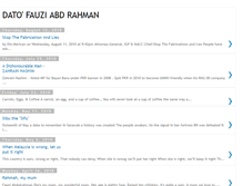 Tablet Screenshot of fauziarahman.blogspot.com