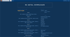 Desktop Screenshot of numetaldownloads.blogspot.com