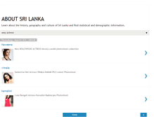 Tablet Screenshot of aboutsrilankan.blogspot.com