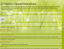 Tablet Screenshot of liderancatransformadora.blogspot.com